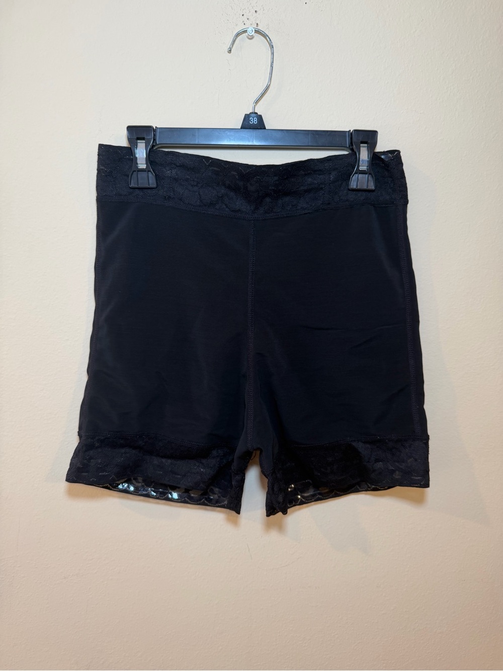 Black Lace Trim Women's Shaping Shorts